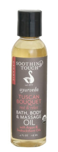 Soothing Touch Tuscan Bouquet Organic Bath, Body & Massage Oil, 4 Fl Oz by Soothing+Touch