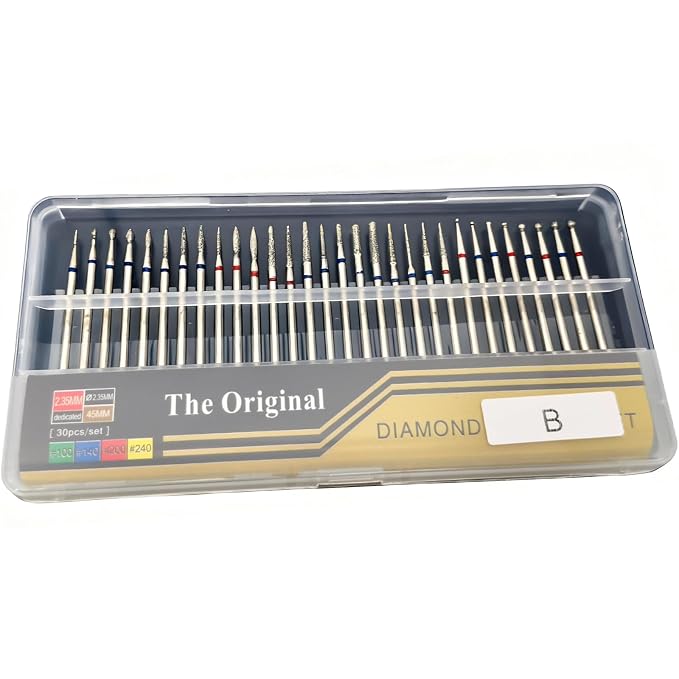 Russian Manicure Drill Bits 30PCS，Electric Nail Drill Bits Nail Drill Bit by Unknown