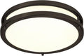 LB72120 LED Flush Mount Ceiling Light, 12 inch, 15W Dimmable 1200lm, 3000K Warm by Light+Blue+USA