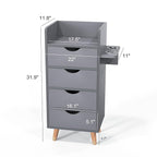 OmySalon Salon Station, 4 -Layer Beauty Barber Salon Styling Station Organizer - Image 3