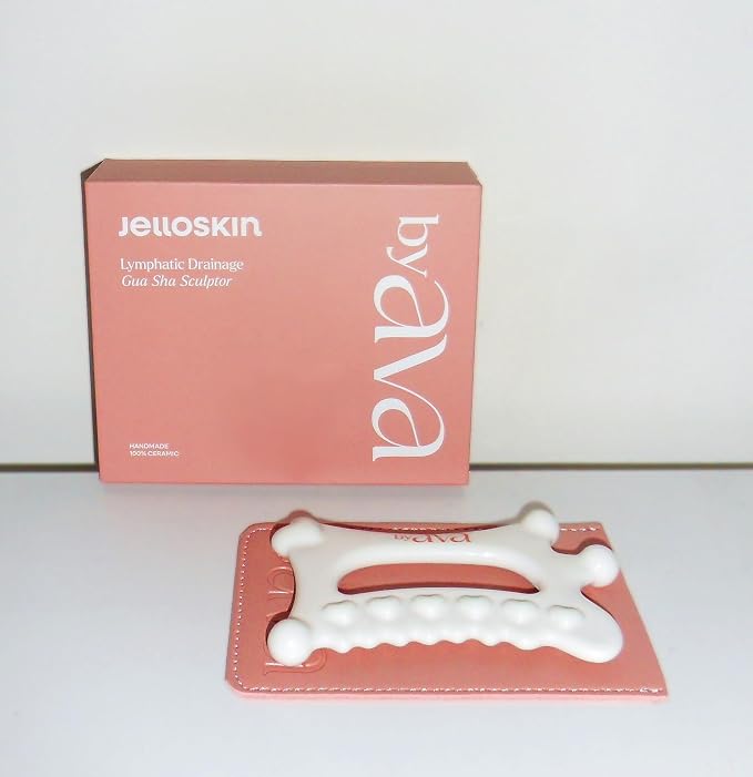 byAVA Gua Sha Jelloskin Lymphatic Massage Tool | Ceramic GuaSha - Image 3