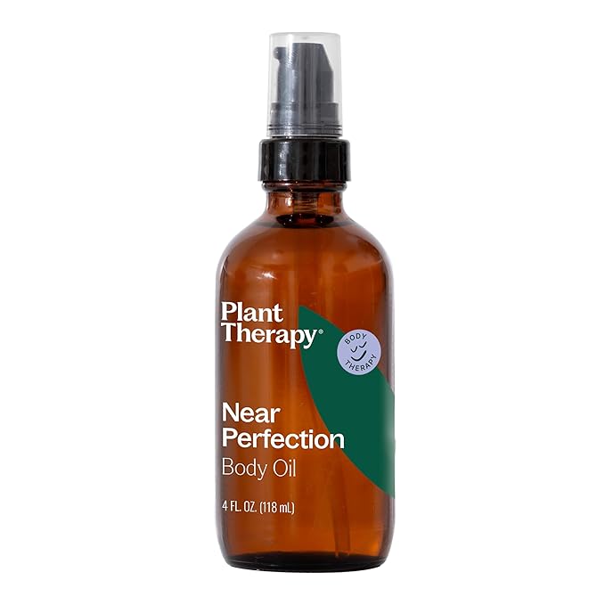 Plant Therapy Near Perfection Carrier Oil Blend 4 oz – Unscented Face & Body Oil by PlantTherapy