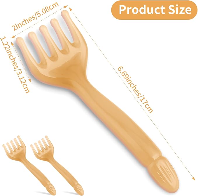 WY LIGHTING LEVEL 2Pcs Head Massager Manual Hair Scalp Massager Gua Sha Five - Image 2