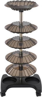 Nail Polish Trolley Organizer, 5 Tiers 360° Rotating Tray Nail Polish Spinning - Image 3