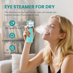 2-in-1 Nano Face & Eye Mister, USB Rechargeable Cool Mist Sprayer - Image 2