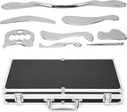 8 in 1 Stainless Steel Gua Sha Muscle Scraper Massage Tool Set IASTM Tools by ISXACFF