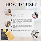 Exfoliating Washcloth Face & Body Scrub Towel - Image 7
