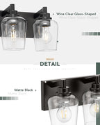 Bathroom Light Fixtures, 4-Light Modern Vanity Light - Image 4