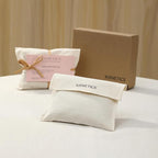 Weighted Eye Pillow for Relaxation, SPA and Travelling, 100% Natural Rose Quartz - Image 5