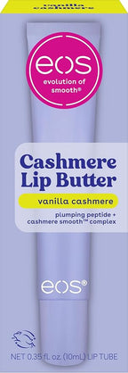 eos Cashmere Lip Butter – Vanilla Cashmere, Smoothing Lip Mask & Moisturizer by eosproducts