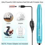 COSITTE Electric Nail Drill, USB Electric Nail Drill Machine - Image 2