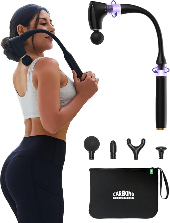 2-in-1 Detachable Percussion Massage Gun by CAREKING