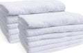 Towels N More 12 Pack 20x40 White Gym Towels, Small Bath Towels by TowelsNMore