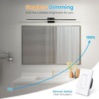 VOLISUN Modern Bathroom Vanity Light 48 inch, 30W Dimmable 5CCT Led Bathroom - Image 4