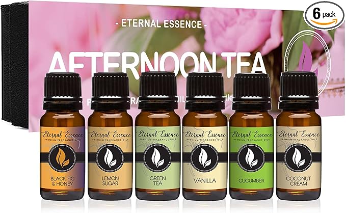 Eternal Essence Oils Afternoon Tea Set of 6 Premium Fragrance Oils by EternalEssenceOils