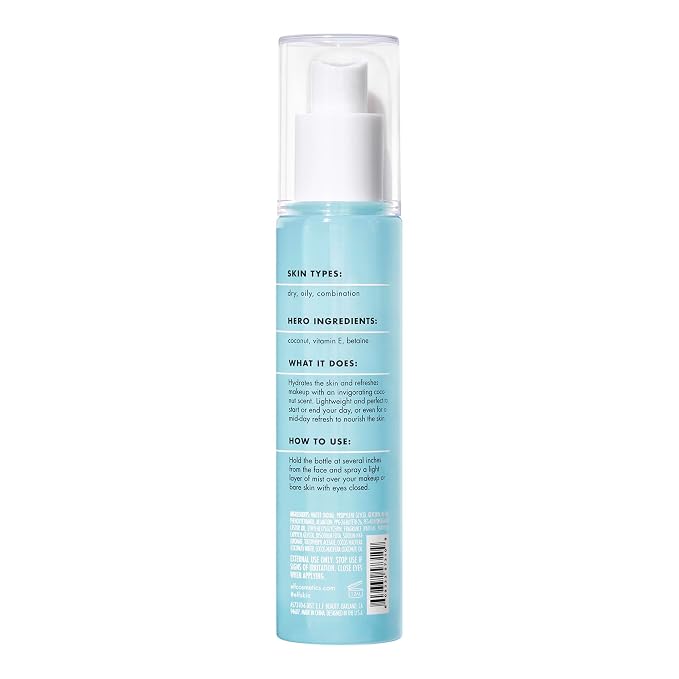 e.l.f. SKIN Holy Hydration! Hydrating Coconut Mist, Soothes & Invigorates Skin - Image 6