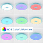 Sky Blue Waterproof LED Ceiling Light Fixture, Music Ceiling Lamp, - Image 3