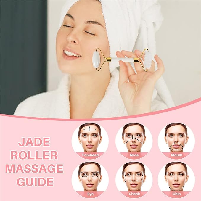 shenghang Jade Face Roller and Gua Sha Set - Image 3