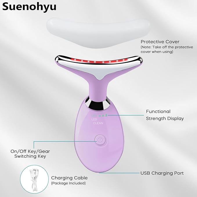 Facial Massager, Portable Face Neck Massager Wand - Image 3