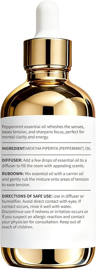 100% Pure Peppermint Oil 4 fl oz Peppermint Essential Oil - Image 6