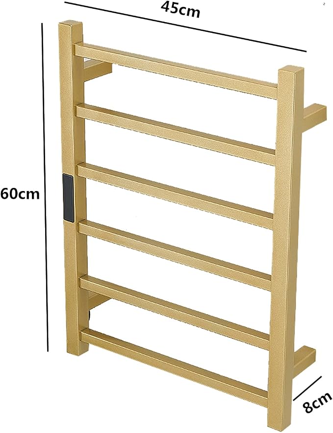 Electric Heated Towel Warmer Rack Gold Bathroom Accessories, - Image 7