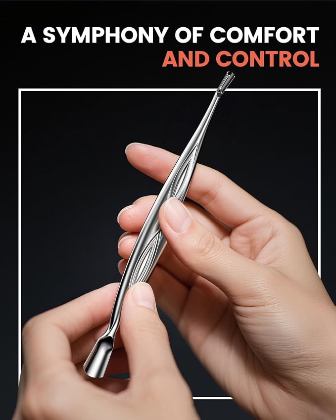 BEZOX Cuticle Pusher with Trimmer - Image 6