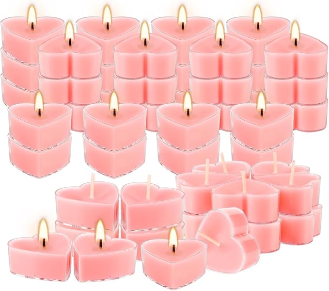 50-Pack Pink Heart Tea Wax - Image 6