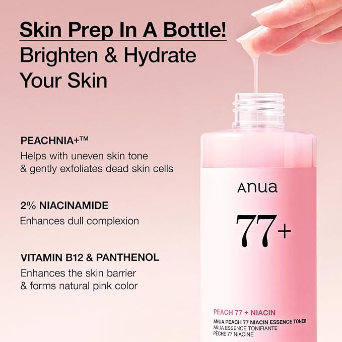 Anua Peach 77 Niacin Essence Toner 250ml / Brightening Toner - Image 4