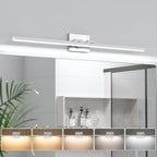 VOLISUN Modern Bathroom Vanity Light 39.4 inch, 24W Dimmable 5CCT Led Bathroom by VOLISUN