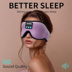 Sleep Mask Bluetooth Headphones Soft Wireless Headband Eye Mask Blackout - Image 4