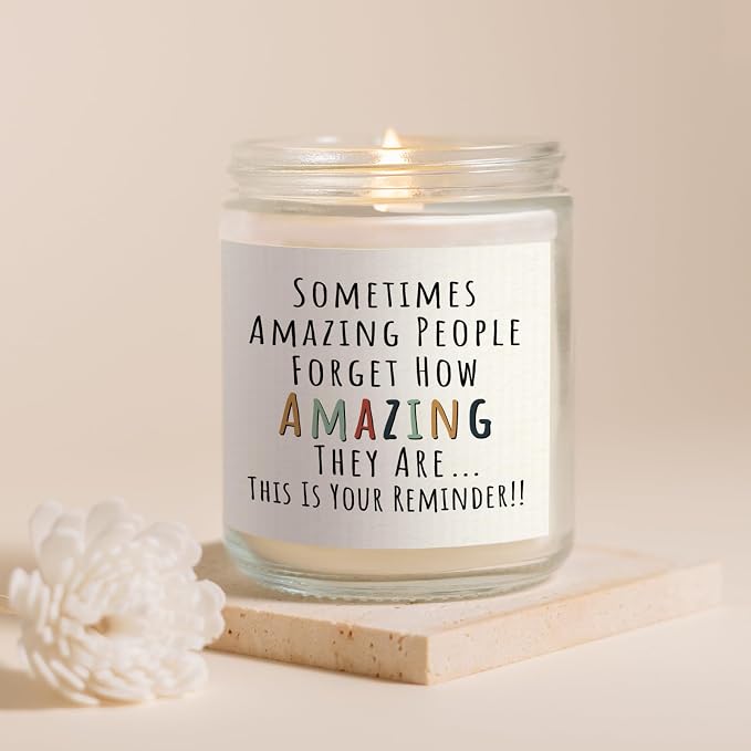 Craftique Gifts for Women, Birthday Gifts for Women- You're Amazing Candle- - Image 5