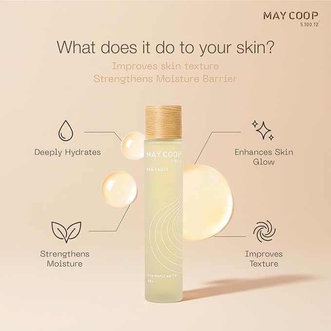 May Coop Raw Sauce Moisture Essence Toner | Hydrating Face Toner | Rice Toner - Image 6