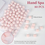 Manicure Spa Balls 8oz -Rose Soak Balls Moisturizing Tablets Cuticle Soften - Image 2