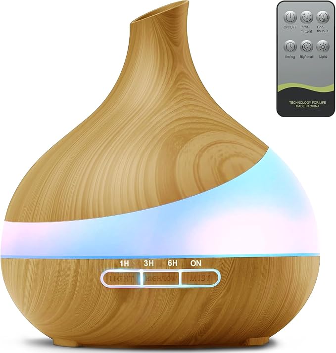 HJTHJT 500ML Essential Oil Diffuser: Aroma Diffuser by HJTHJT