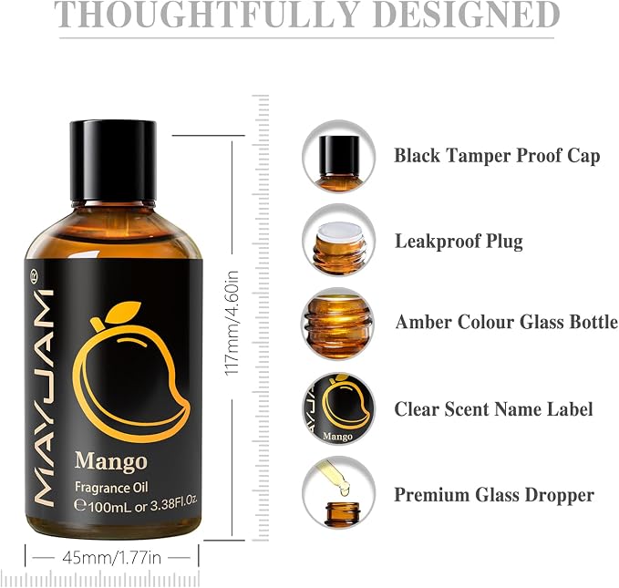 MAYJAM 100ML/3.38FL.OZ Mango Fragrance Oils - Image 8