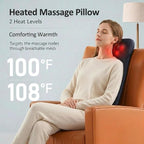 Back & Neck Massager with Heat for Pain Relief, FSA Full-Length Rolling Massage - Image 4