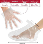 200 Pcs Paraffin Wax Liners for Feet and Hand, Disposable Paraffin Bath Liners - Image 3