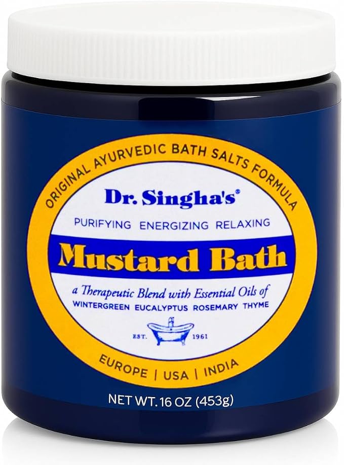 Dr. Singha's Mustard Bath, Therapeutic Bath Salts by DrSinghas