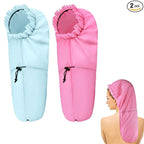 2 Pcs Large Shower Cap for Braids, Extra Long Shower Cap for Women Long Hair & by Unknown