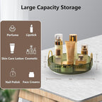 Rotating Makeup Organizer for Vanity, Spinning Cosmetics Storage for Bathroom - Image 6