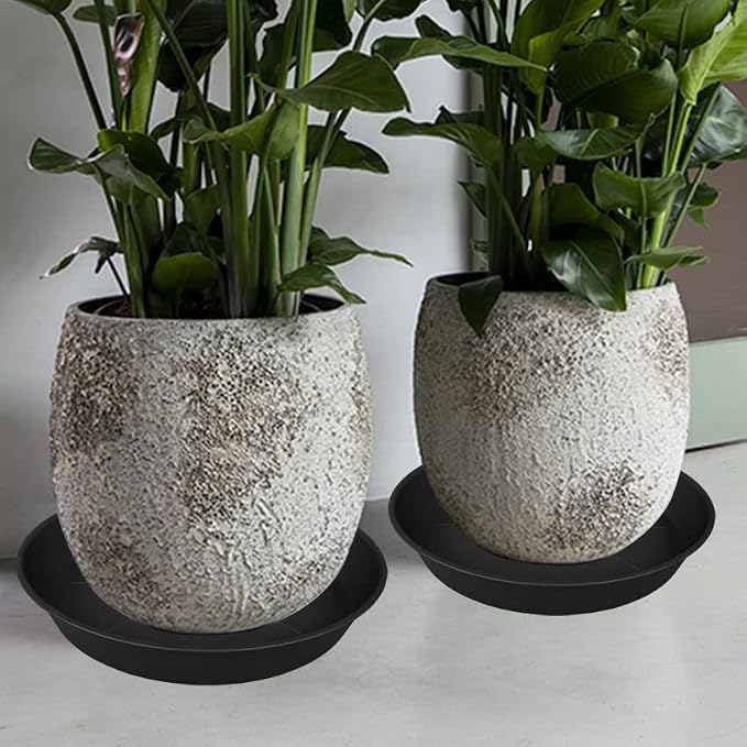 2 Pack of 20 22 inch Plant Saucer, 3.6" Depth Tray, Large Deep Heavy Duty - Image 6