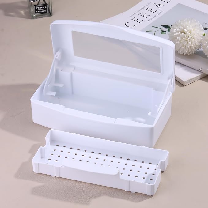 Nail Tool Sterilizer Box Plastic Disinfectant Container - Image 7
