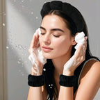 2Pcs Spa Headband for Washing Face & 1 Pair Wristband Set - Image 2