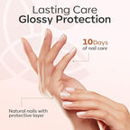 modelones Nail Strengthener, Milky White Nail Polish Nail Repair - Image 8