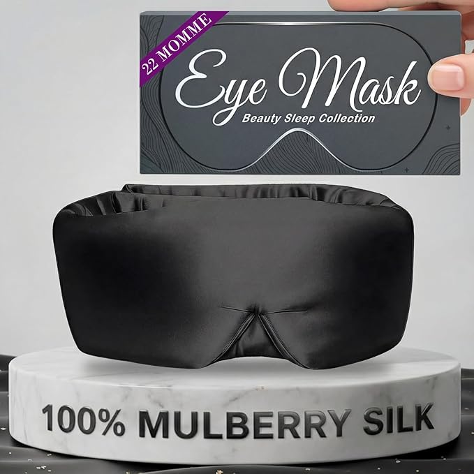 SLEEP SANCTUARY 100% Pure Mulberry Silk Sleep Mask by Unknown
