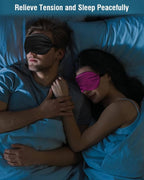 Silk Sleep Mask for Women Man, Thicken Eye Mask for Sleeping, Breathable Eye - Image 6