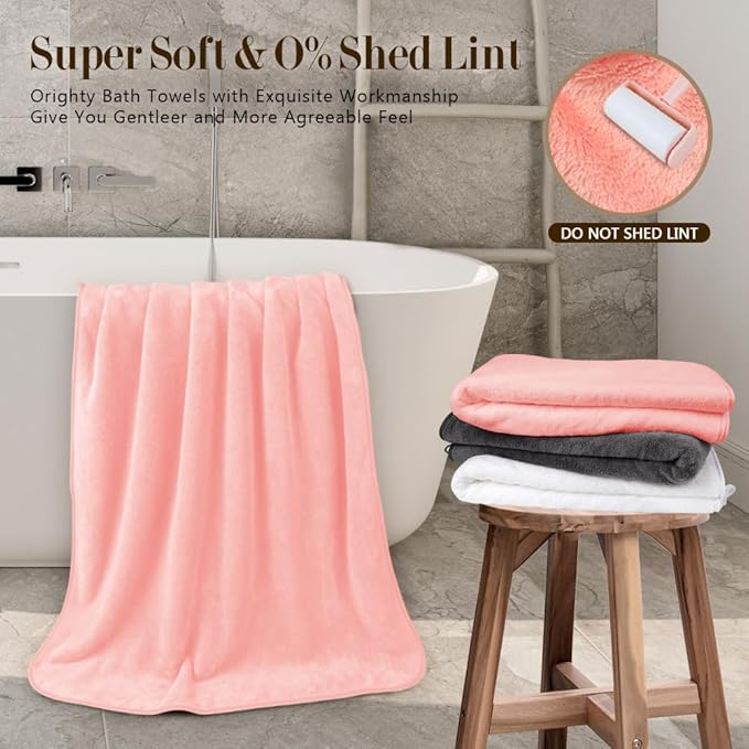 Orighty Microfiber Bath Towels Pack of 4 - Image 2