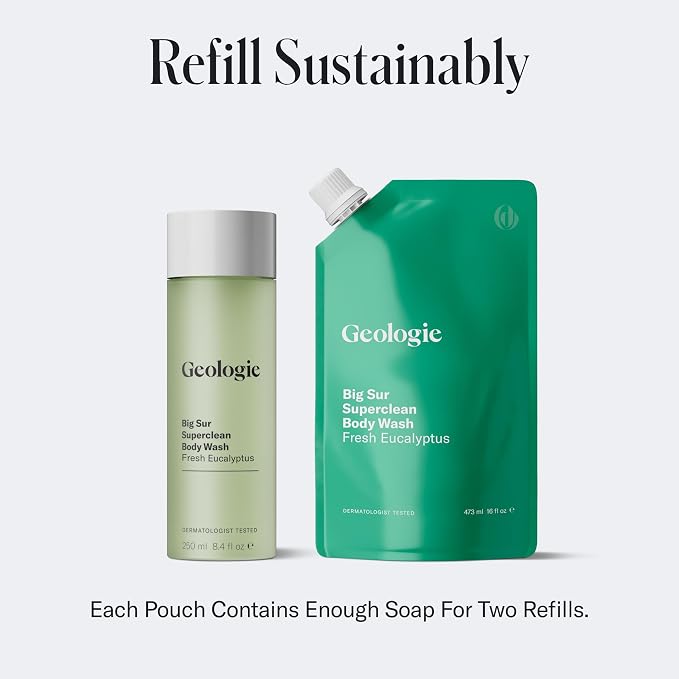 Geologie Big Sur Fresh Eucalyptus Superclean Body Wash | Deep Cleansing Fresh - Image 3