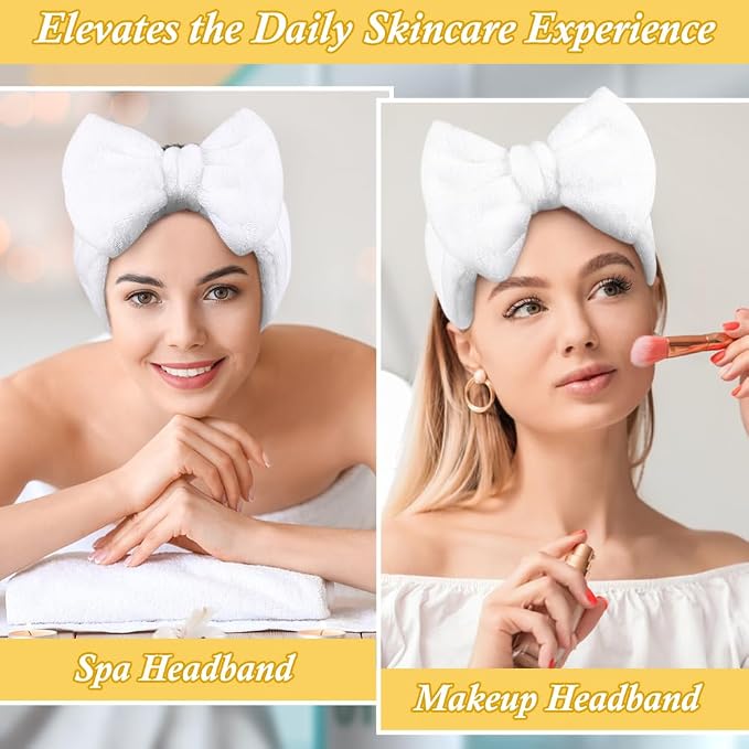 Shintop Skincare Headband, Soft Spa Headband Makeup Headwear - Image 5