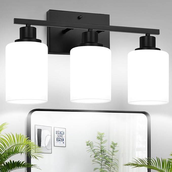 MOKATNG 3-Light Bathroom Light Fixtures, Vanity Light by Bathroomlightfixtures